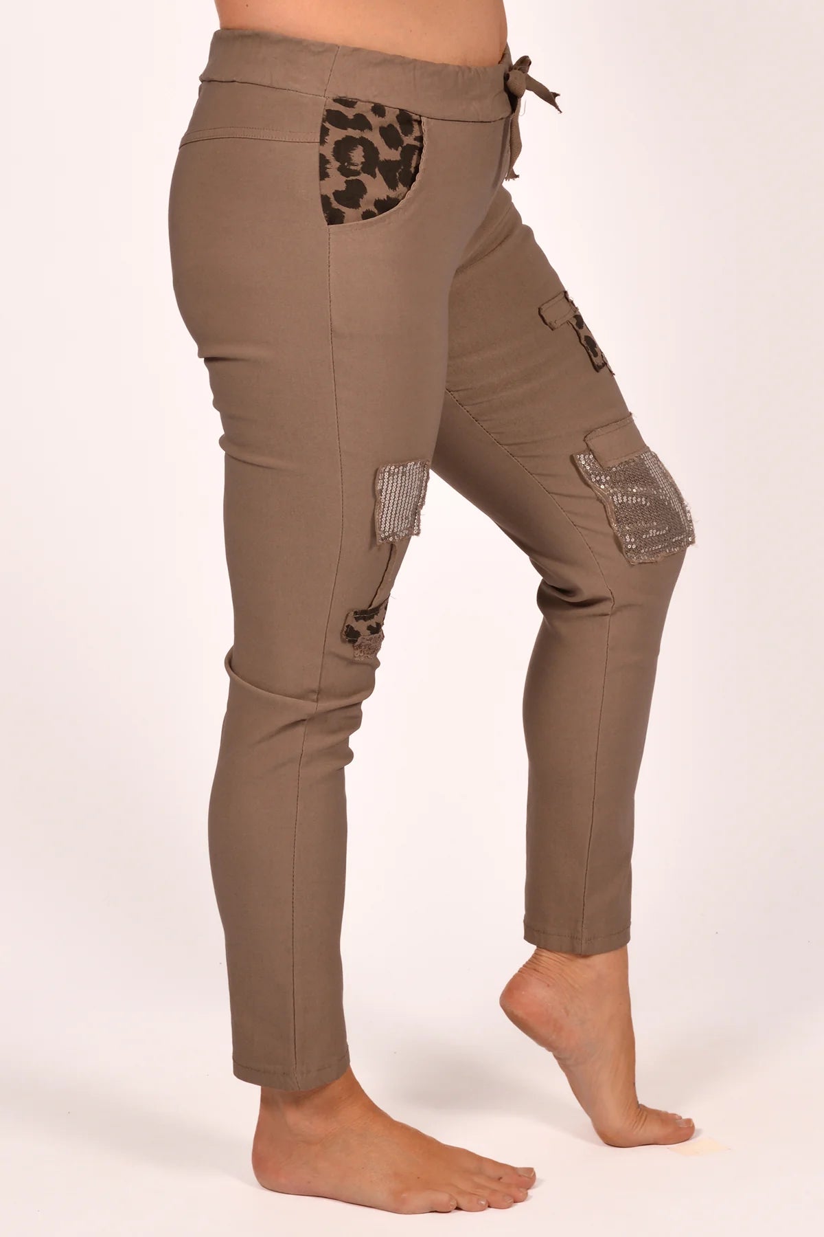 Tane Leopard Sequin Pants