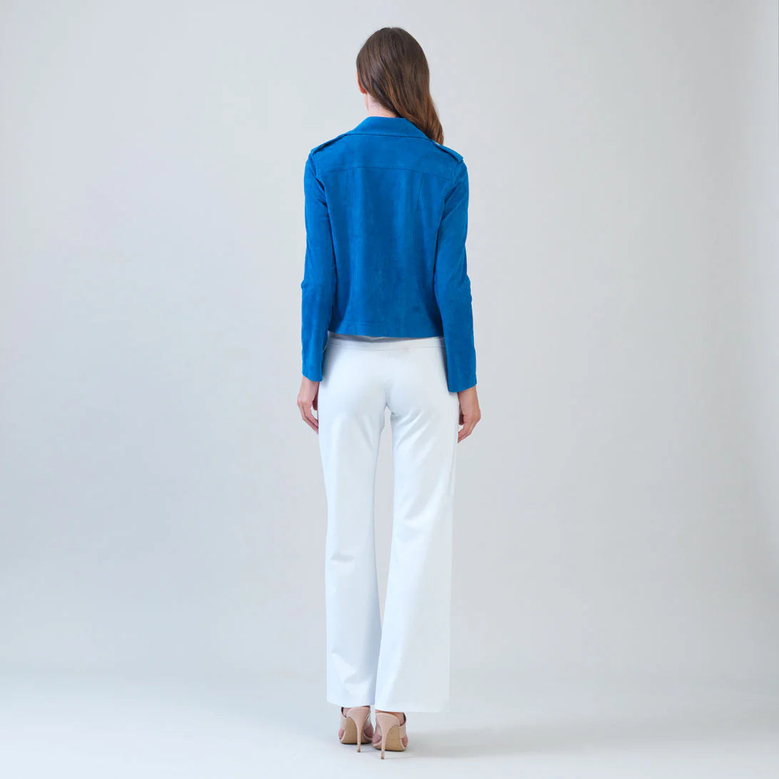 Soft Suede Moto Jacket