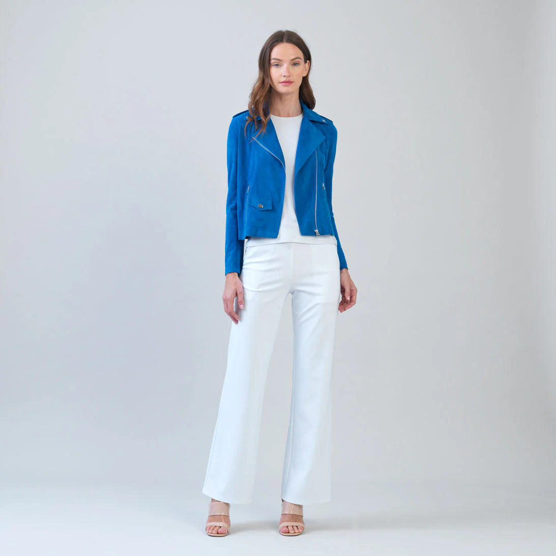 Soft Suede Moto Jacket