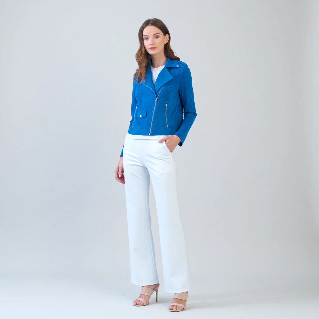 Soft Suede Moto Jacket