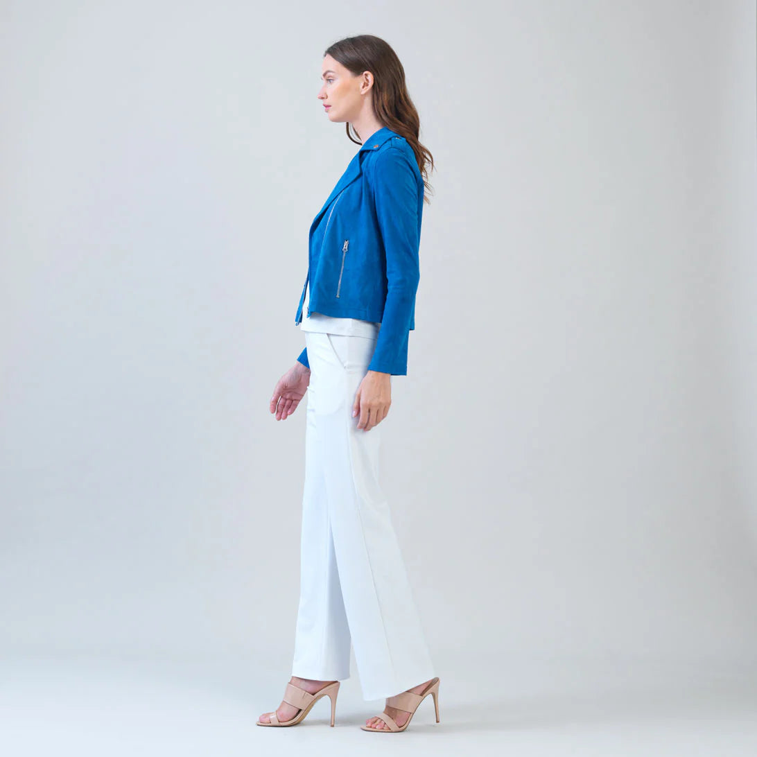 Soft Suede Moto Jacket