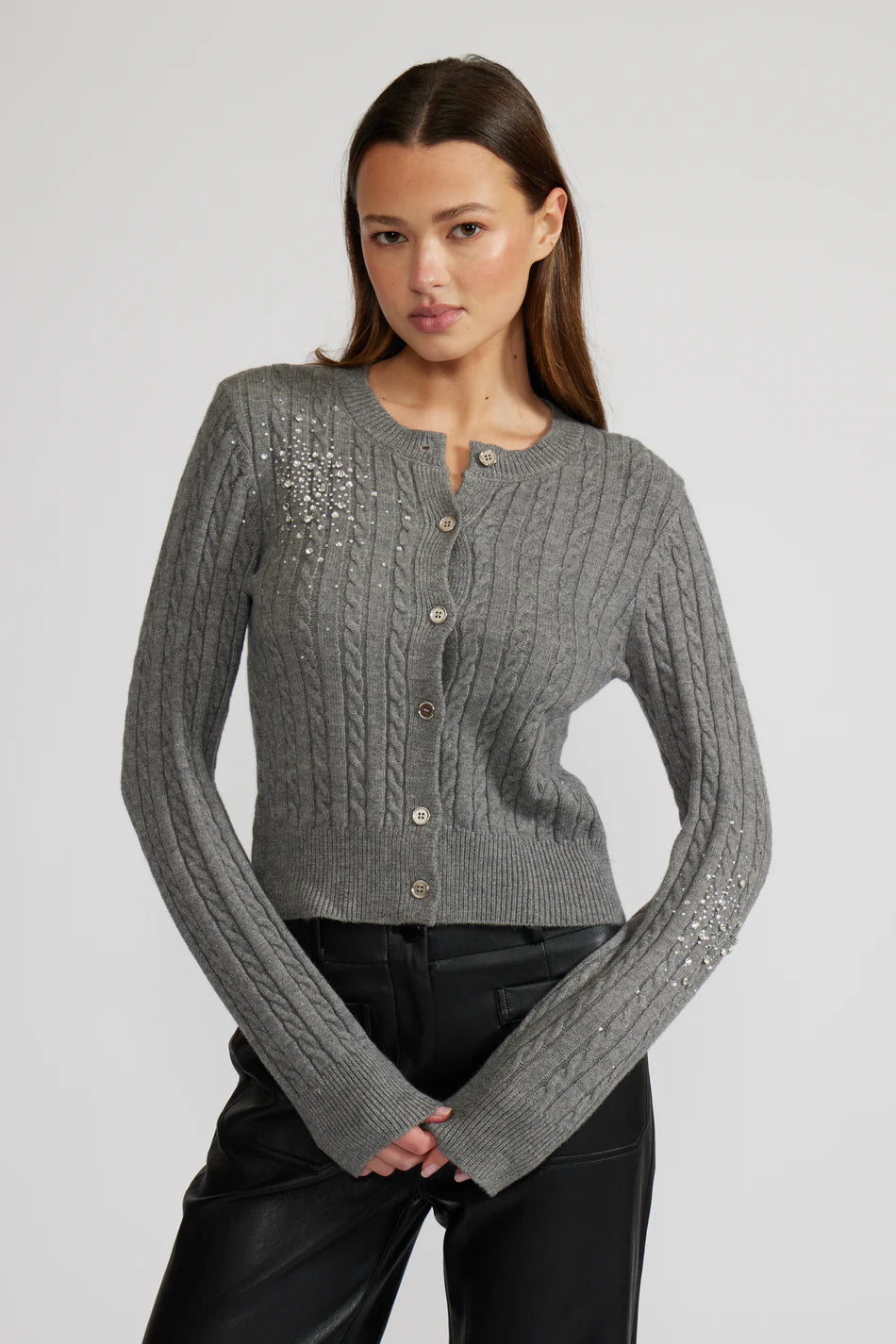 Elenor Crystal Cardigan