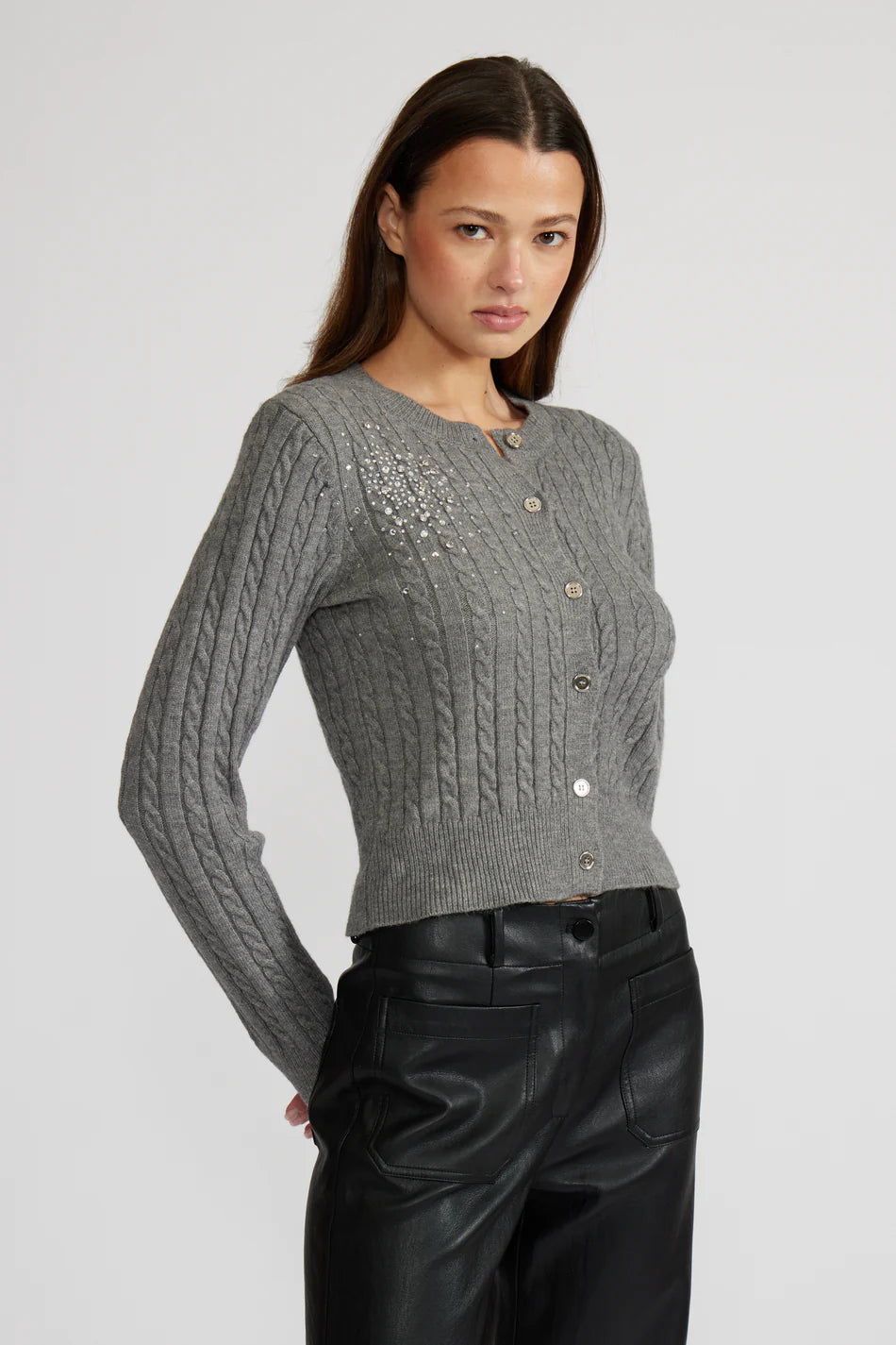 Elenor Crystal Cardigan