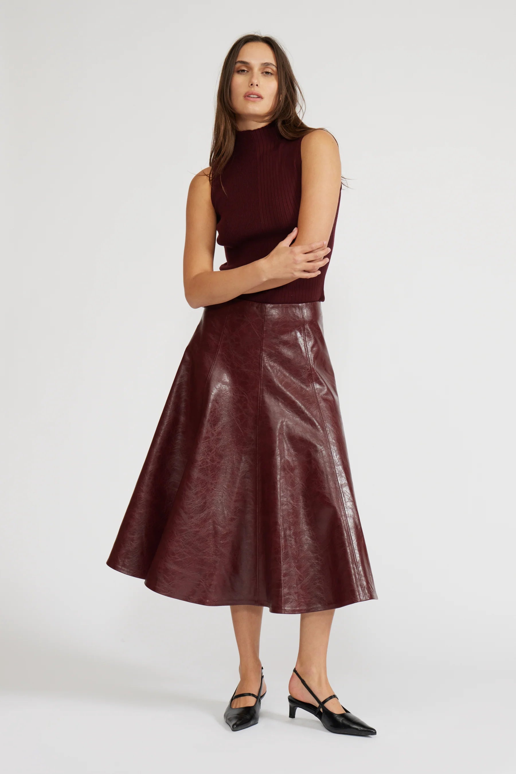 Oleska Pleated Skirt