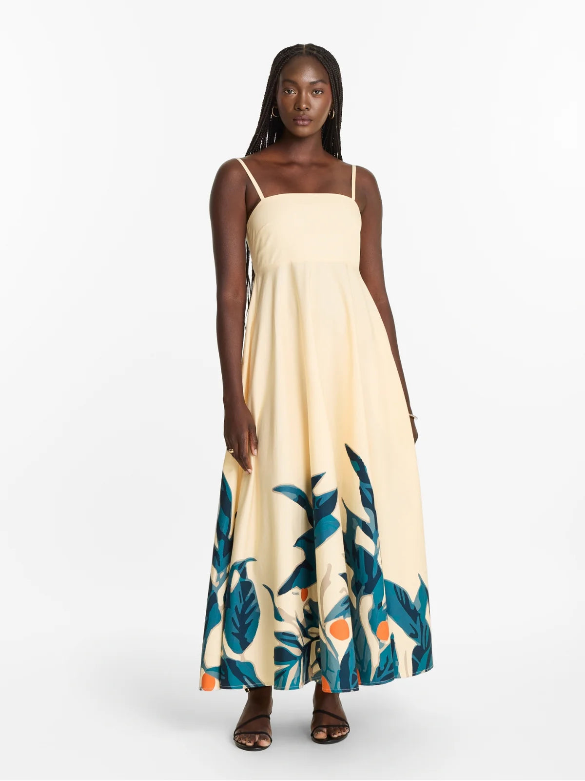 Printed Cotton Poplin Oria Dress