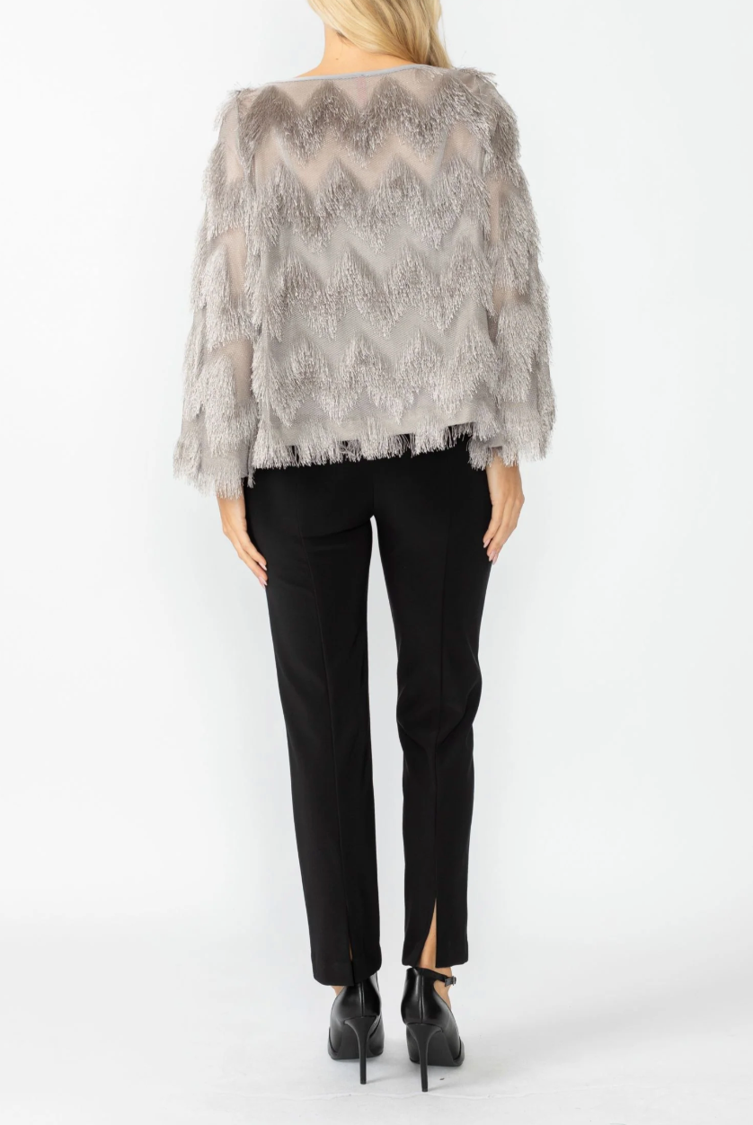 Party Wave Feather Top