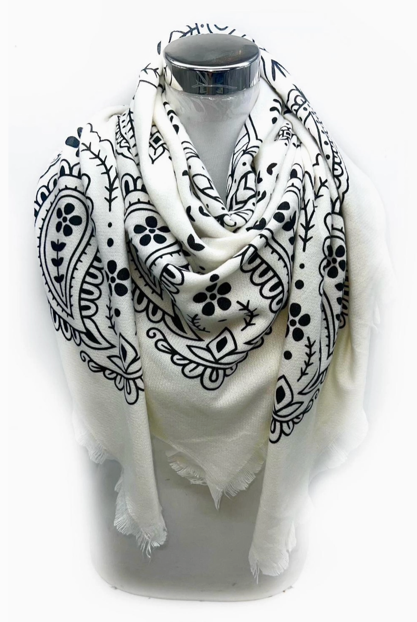 Scarves with Bandana Patterns