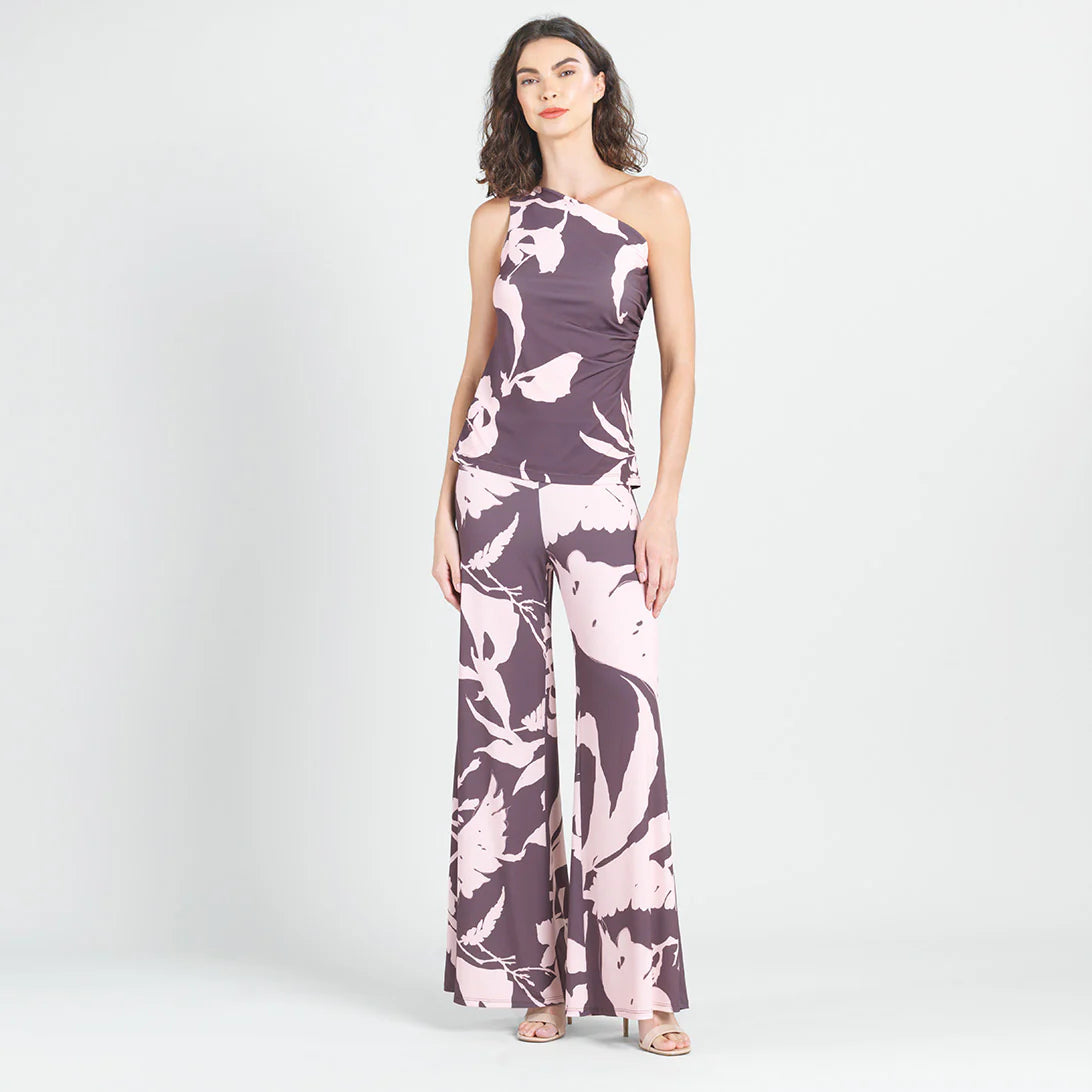 One Shoulder Top - Floral Stem