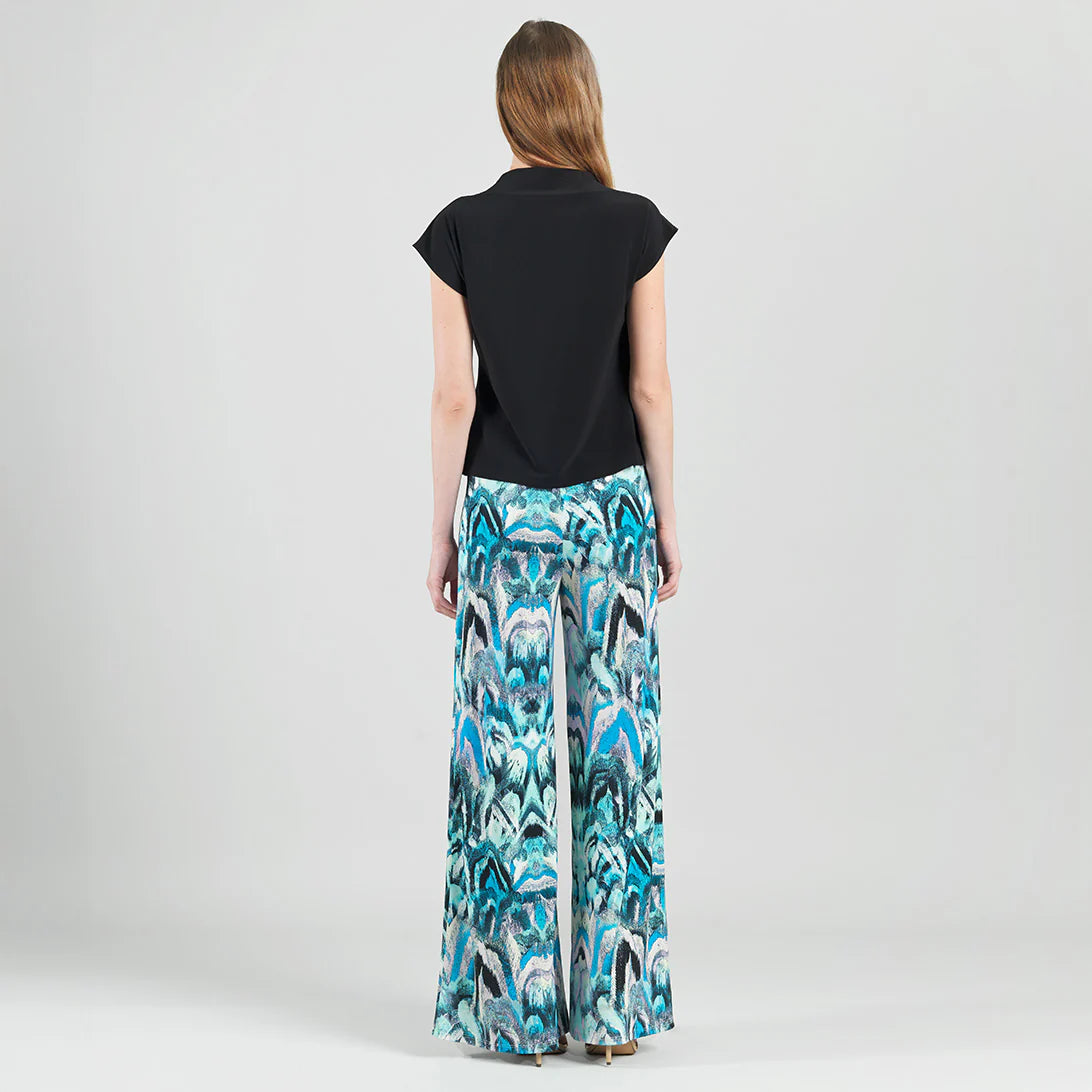 Drape Neck Loop Front Top