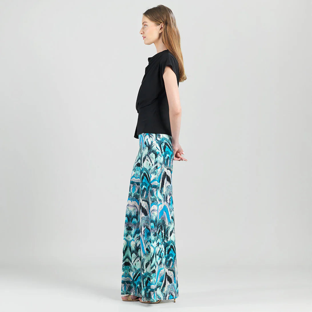 Drape Neck Loop Front Top