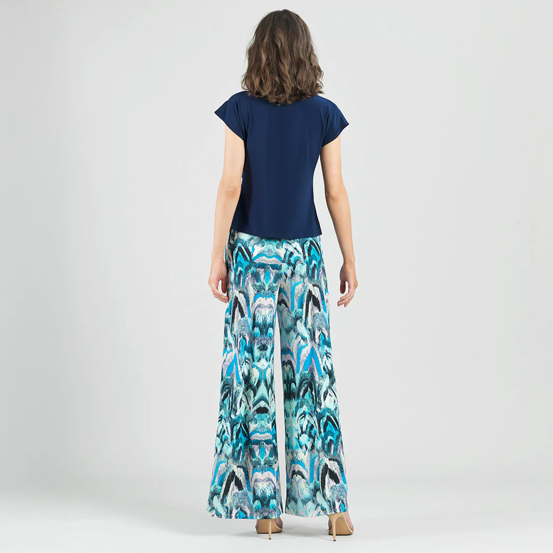 Drape Neck Loop Front Top