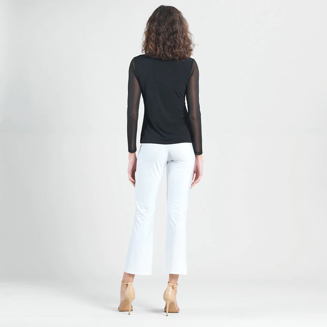 Long Mesh Sleeve Top