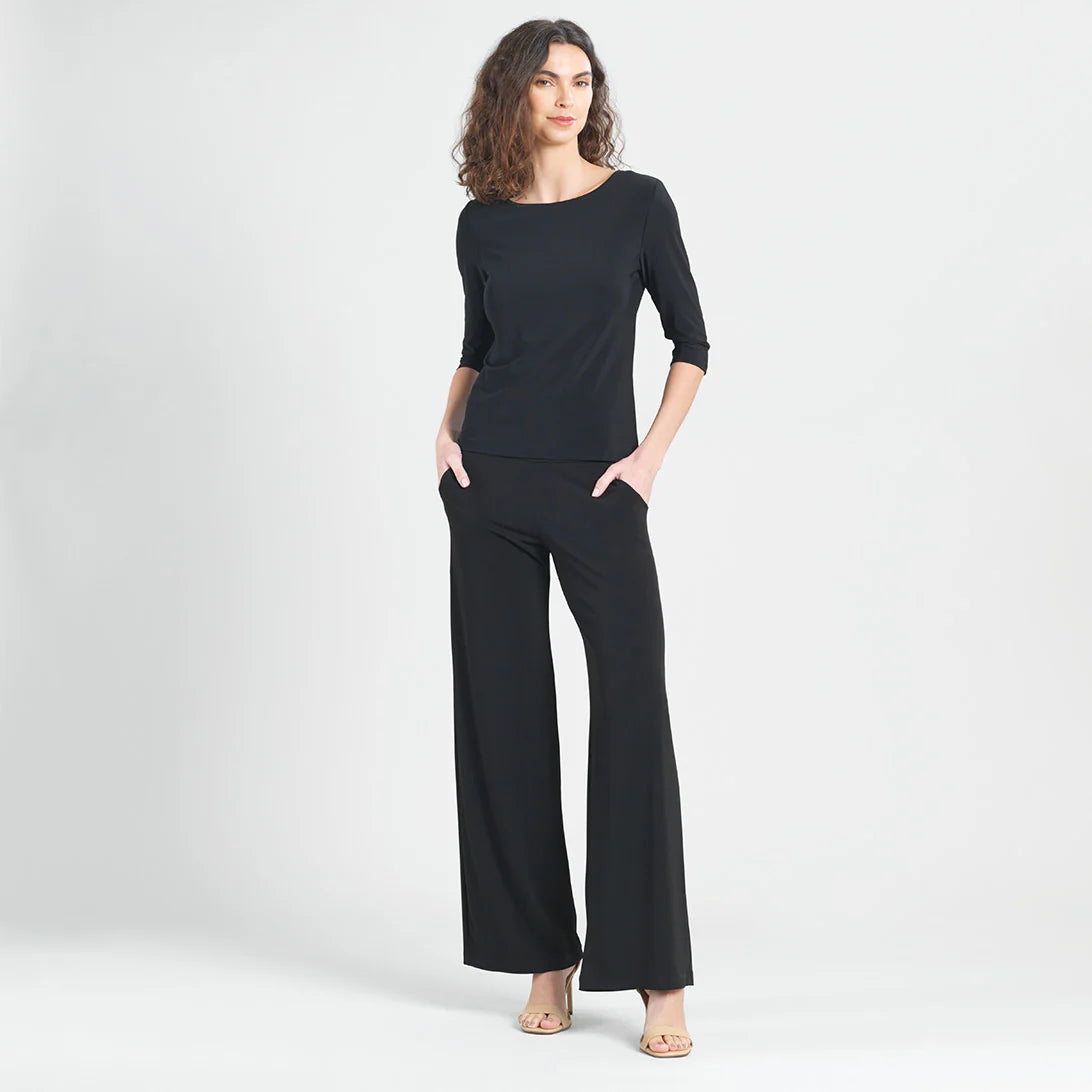 Scoop Neck Half Sleeve Top