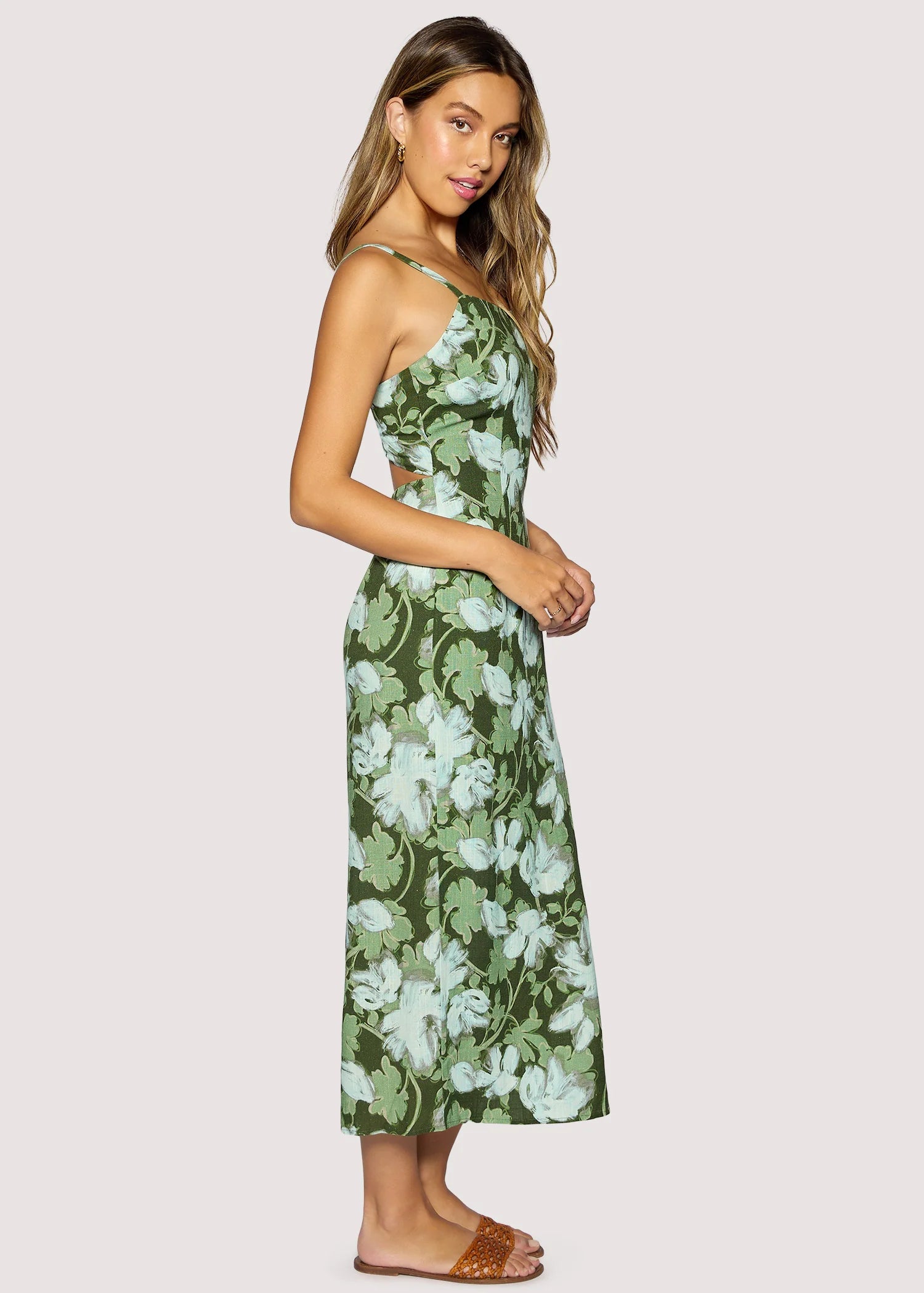 Petal Grove Maxi Dress
