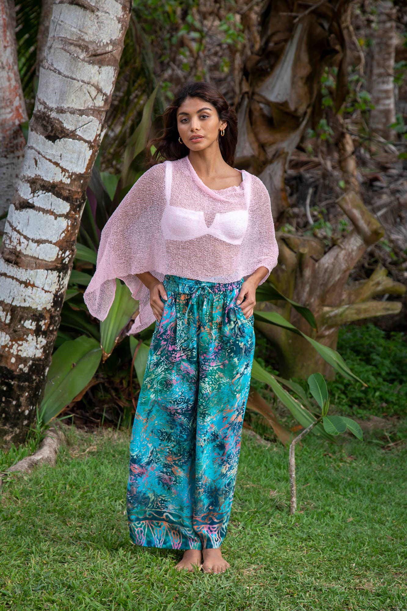 Sheer Shrug Knit Poncho