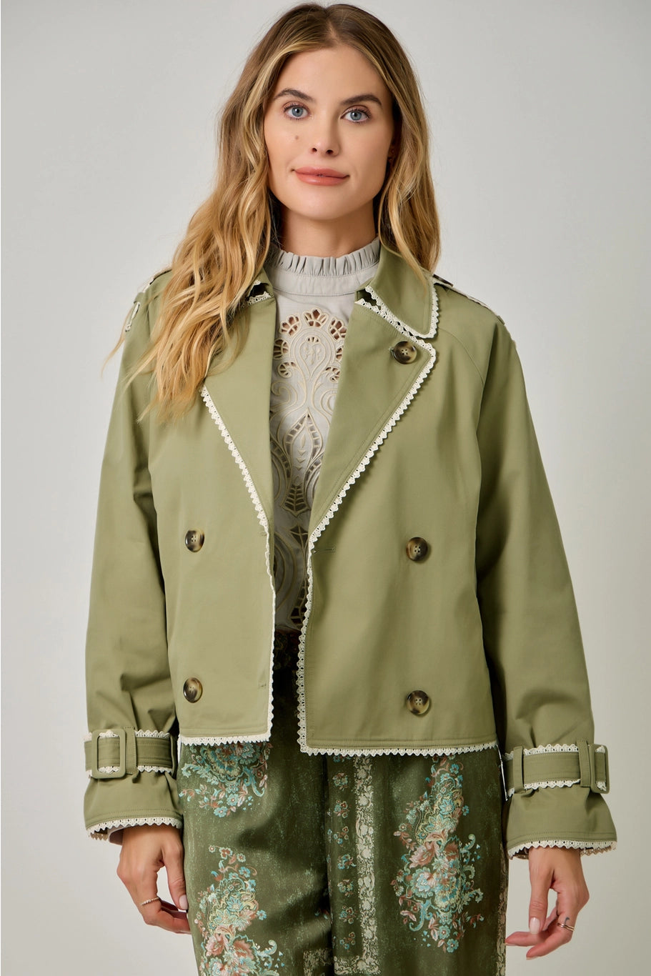 Lisa Half Length Trench Coat