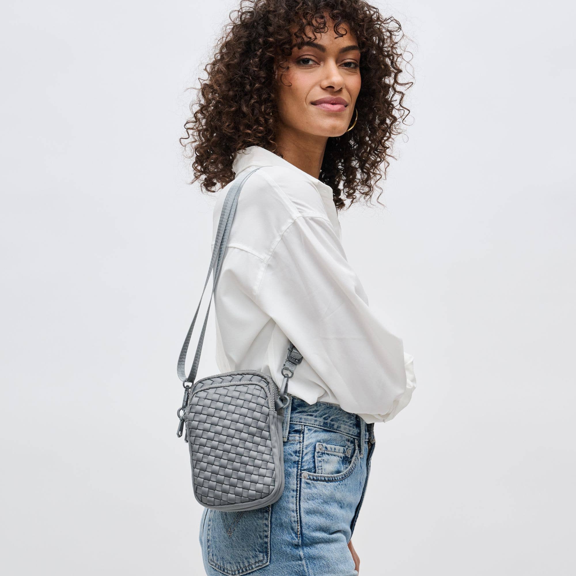 Kelly Woven Neoprene Crossbody
