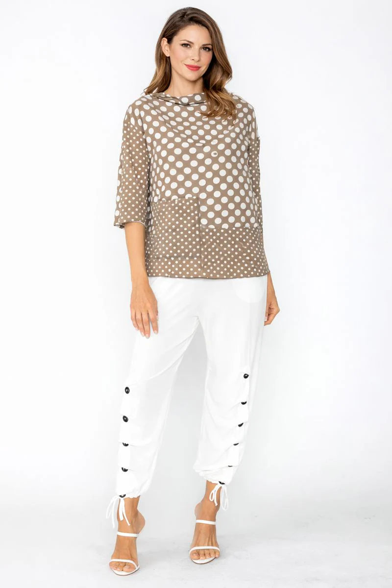 Diana Dot Print Top