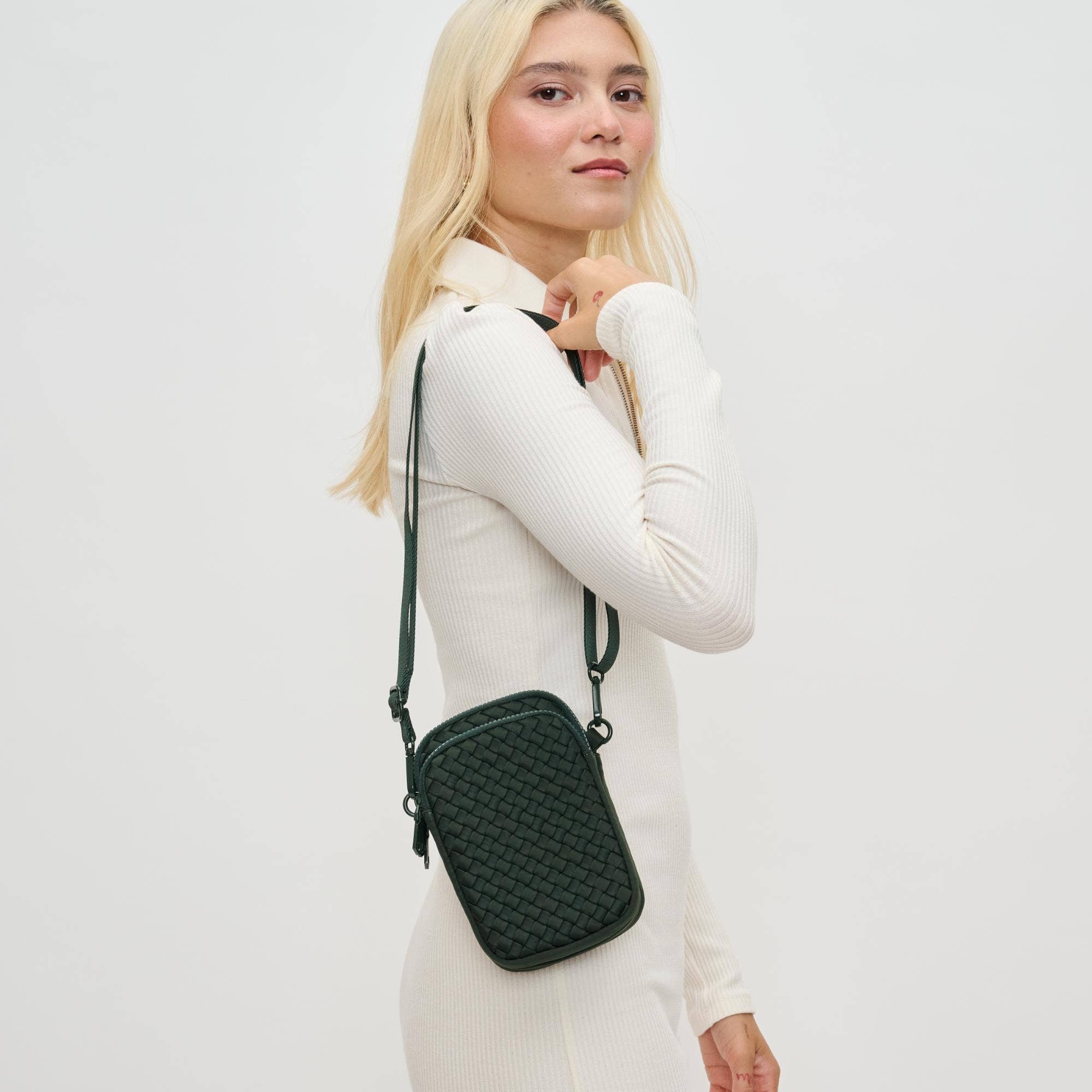 Kelly Woven Neoprene Crossbody