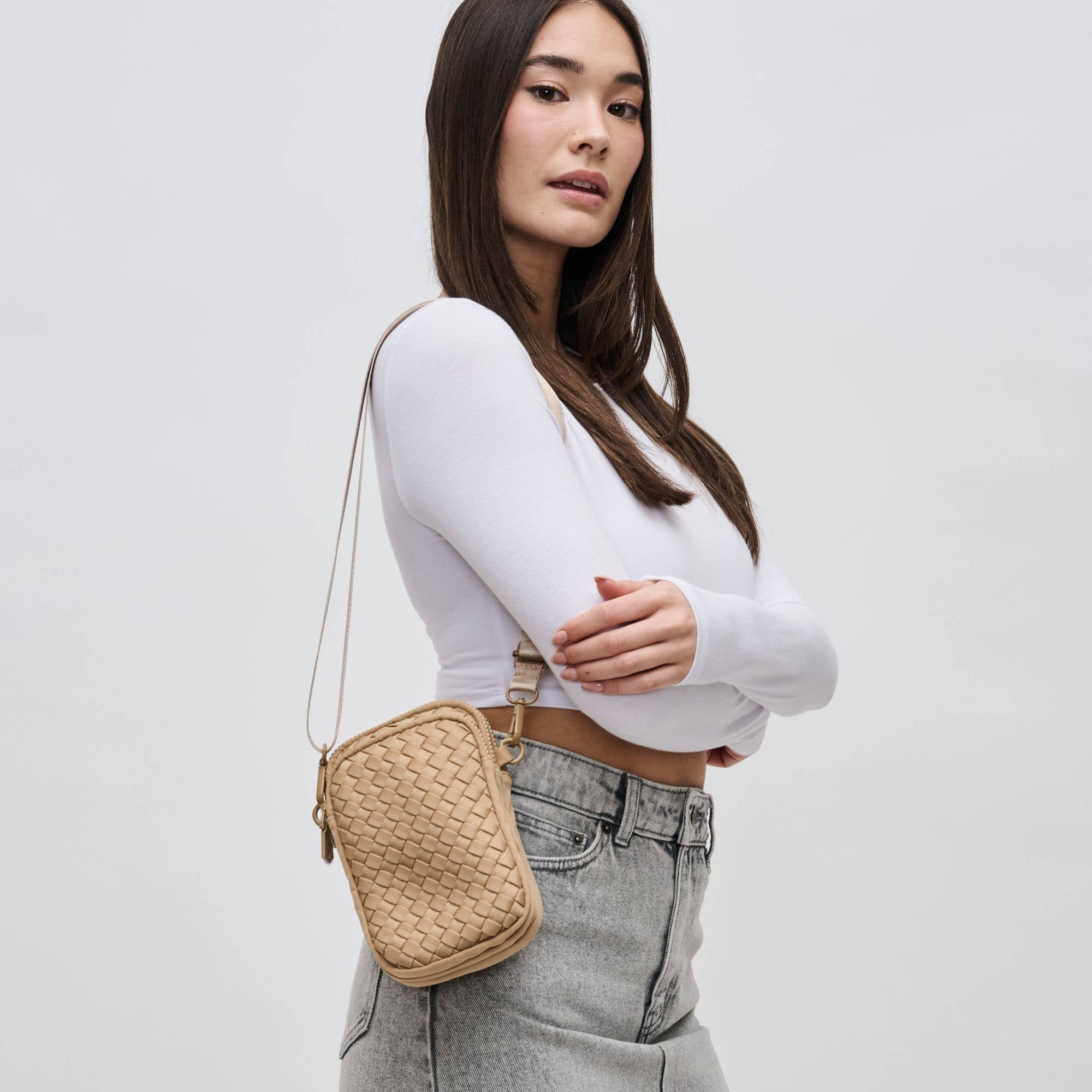 Kelly Woven Neoprene Crossbody