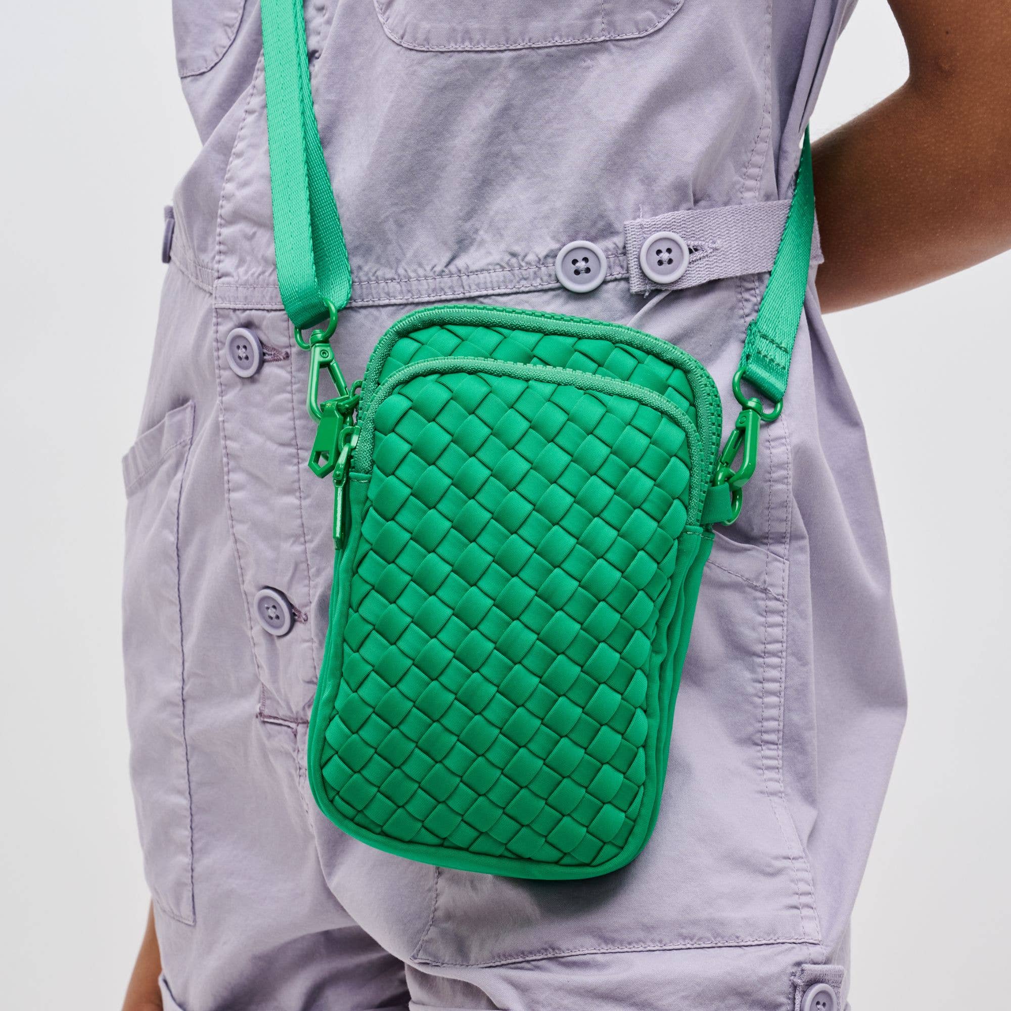 Kelly Woven Neoprene Crossbody