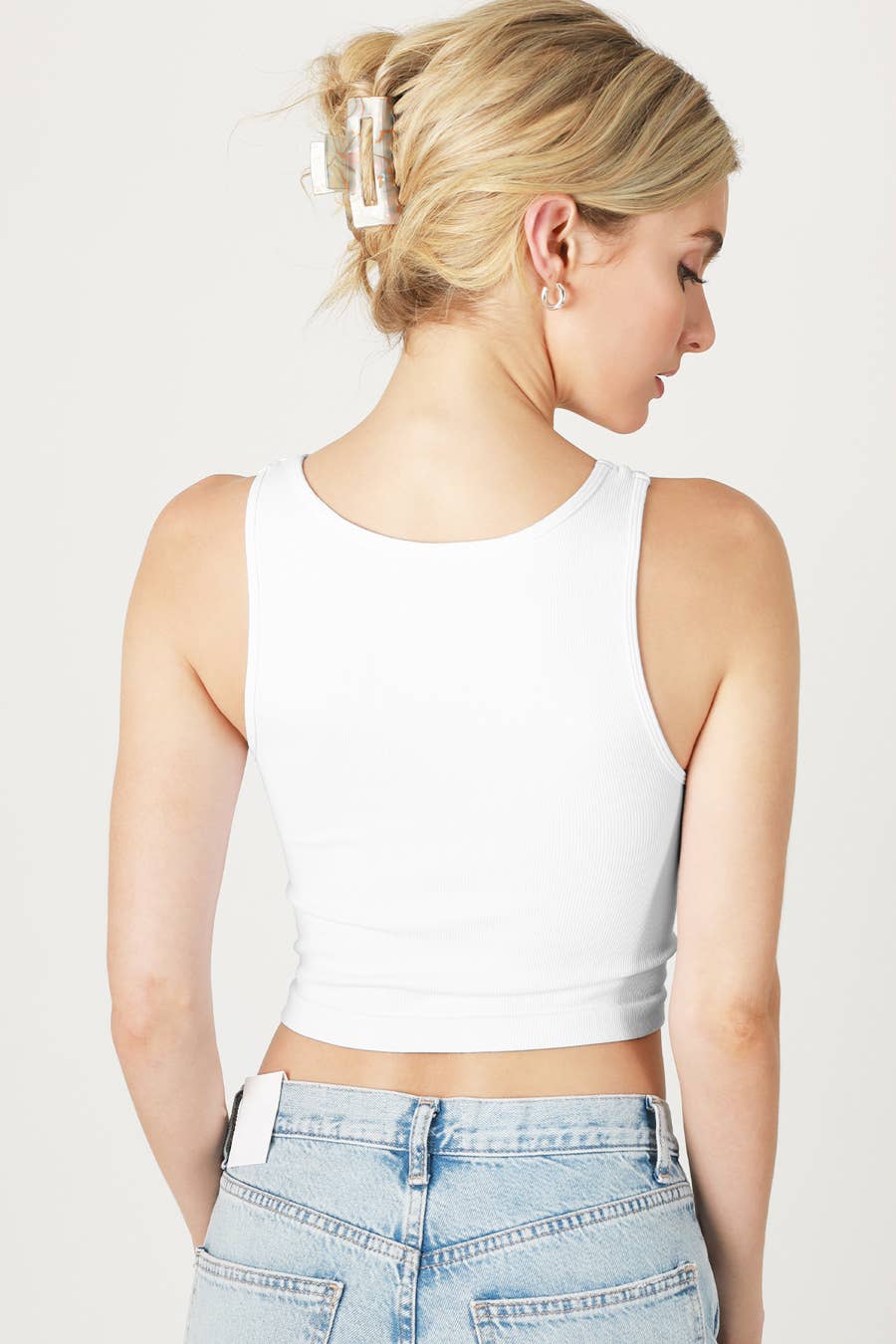 High Neck Corset Top