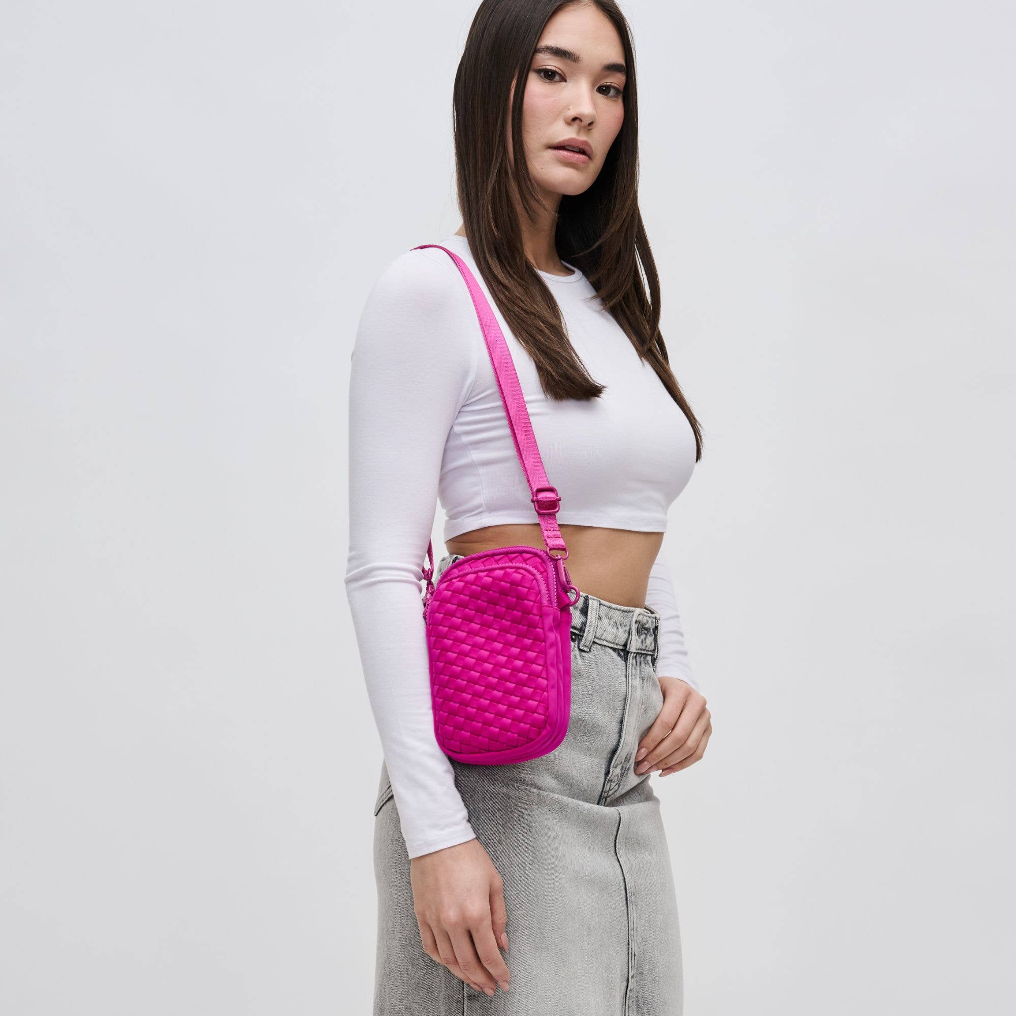 Kelly Woven Neoprene Crossbody
