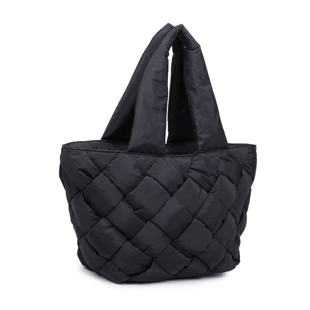 East West Woven Nylon Tote