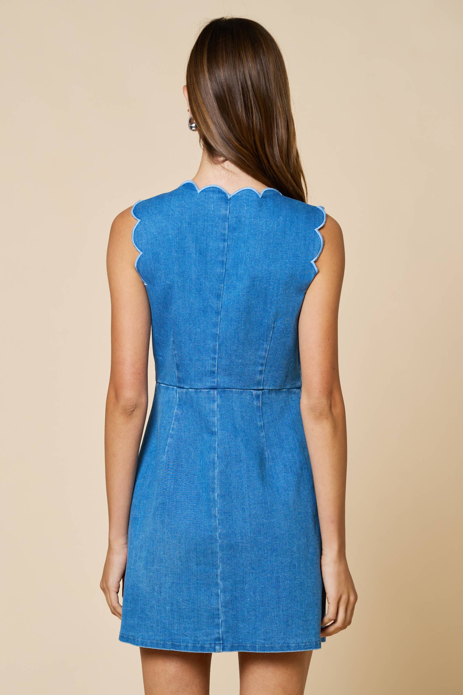 Hawaii Denim Mini Dress