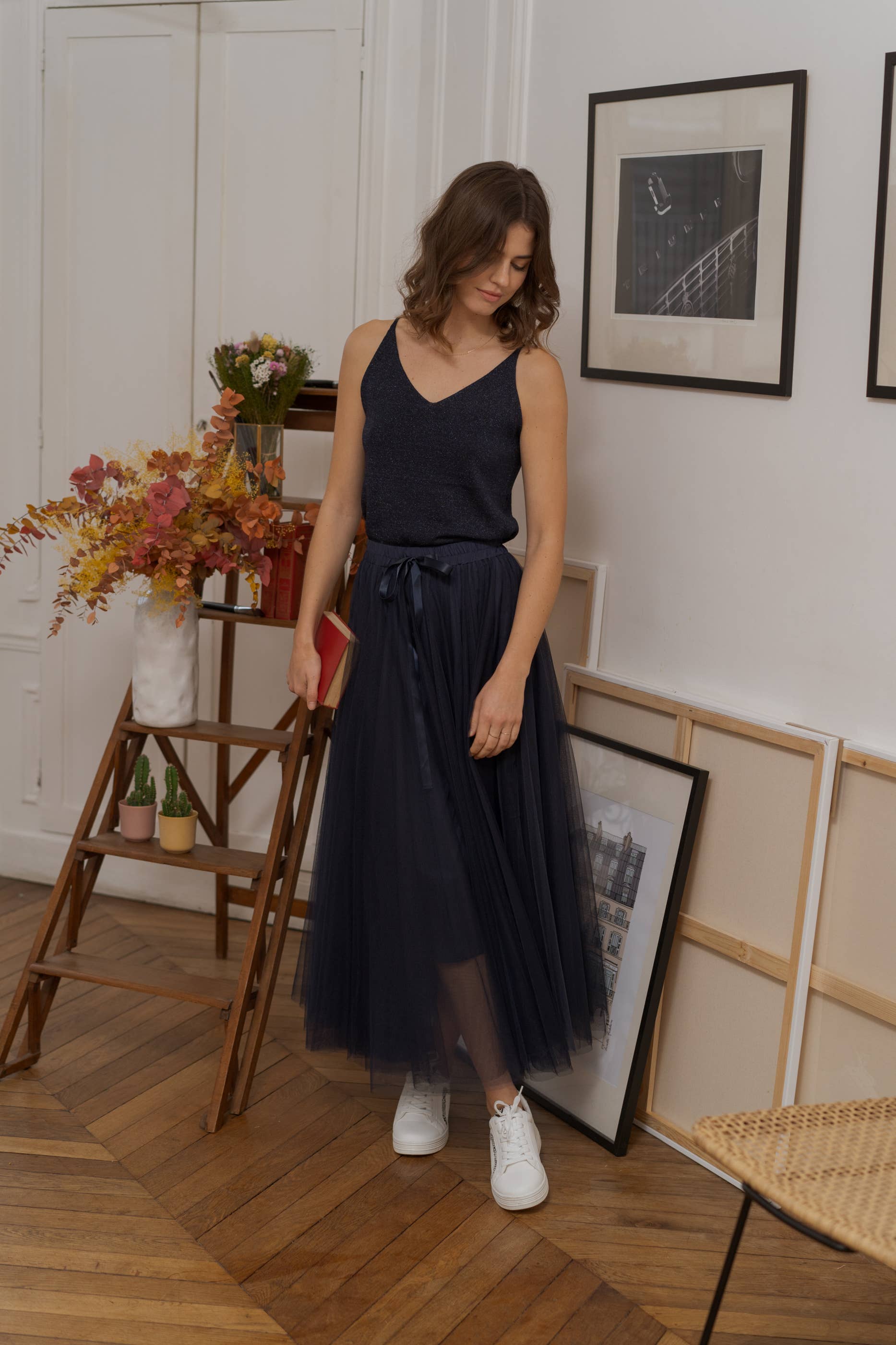 Shiny Lurex Tank Top