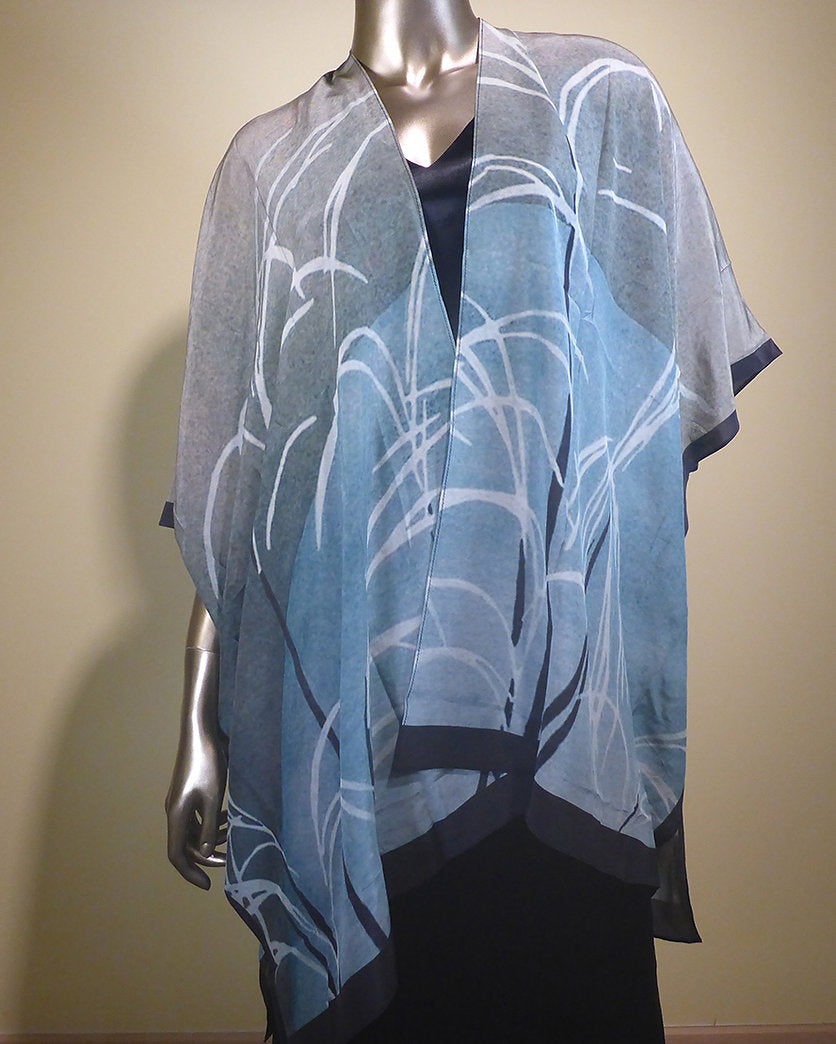 Silk Long Kimono Jacket -  Hush