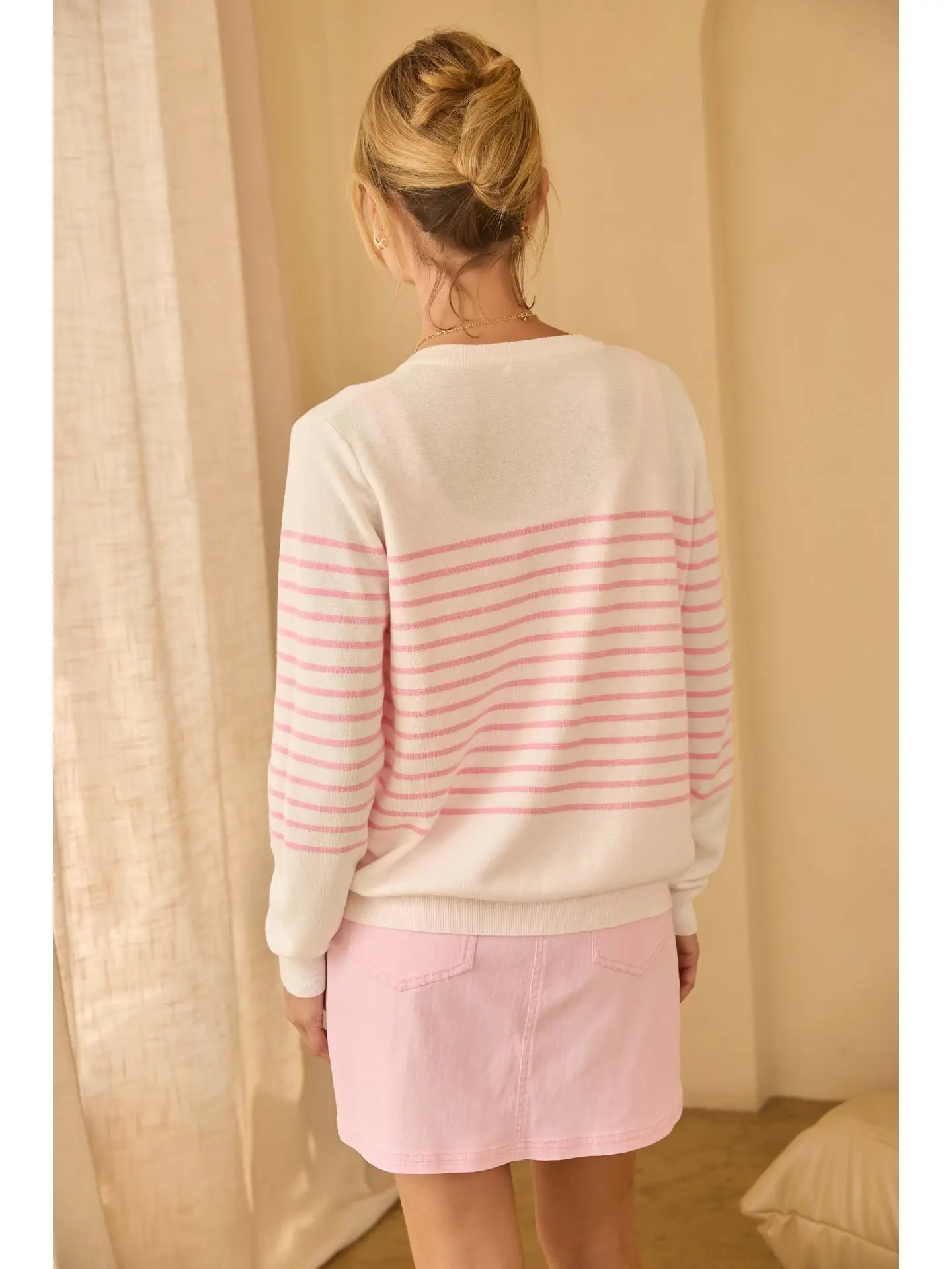 Asya Striped Cardigan